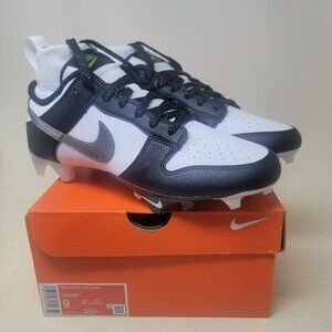 Nike Dunk Low Vapor Edge Panda Black Football Cleat Mens Size 9 BNIB DZ4890-001
